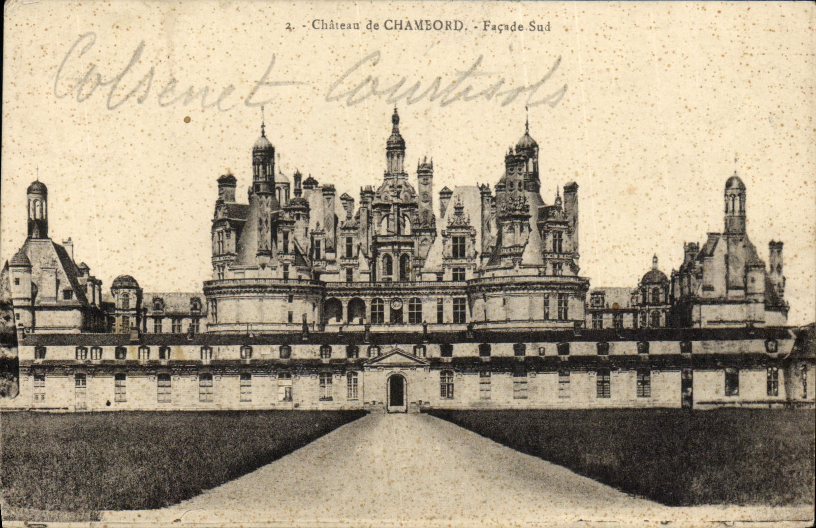 CPA Chateau de Chambord Facade Sud