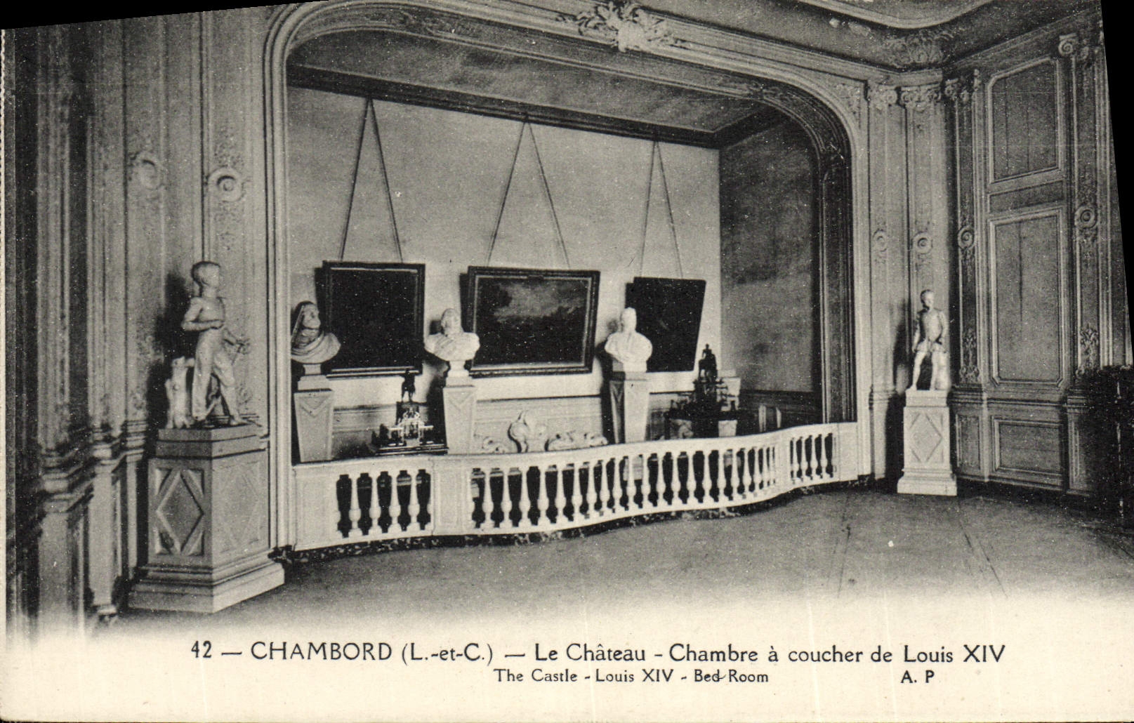 CPA Chambord Le Chateau Chambre Coucher de Louis XIV