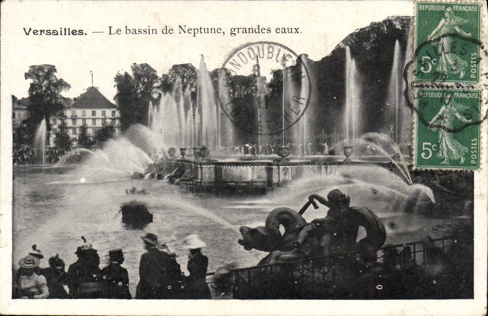 CPA Versailles Le Bassin de Neptune Grandes Eaux