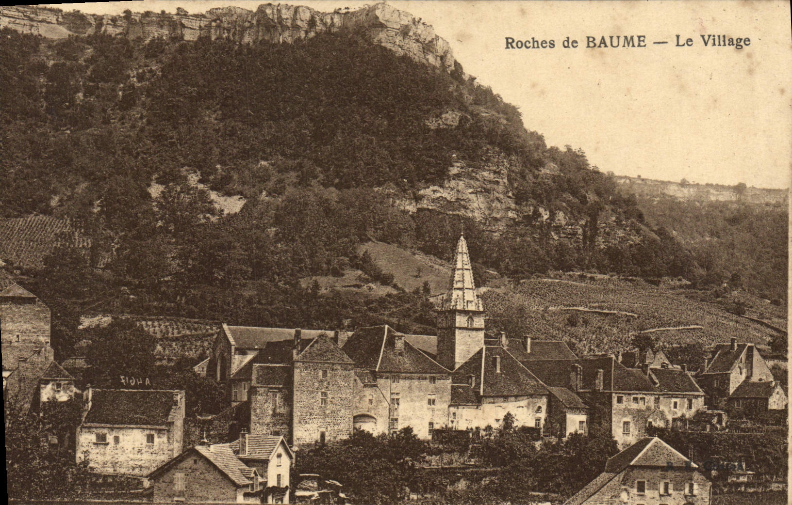 VINTAGE POSTCARD Rocks of Balsam the Village