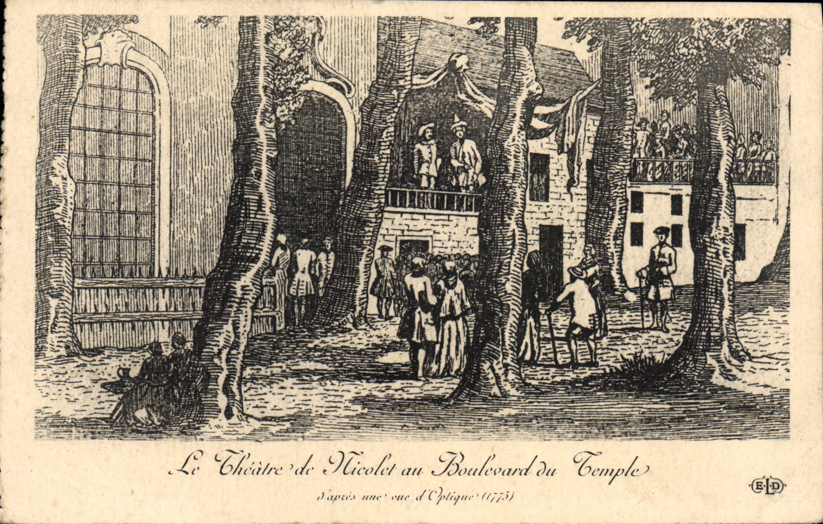 CPA Le Theatre de Micolet au Boulevard du Temple Paris