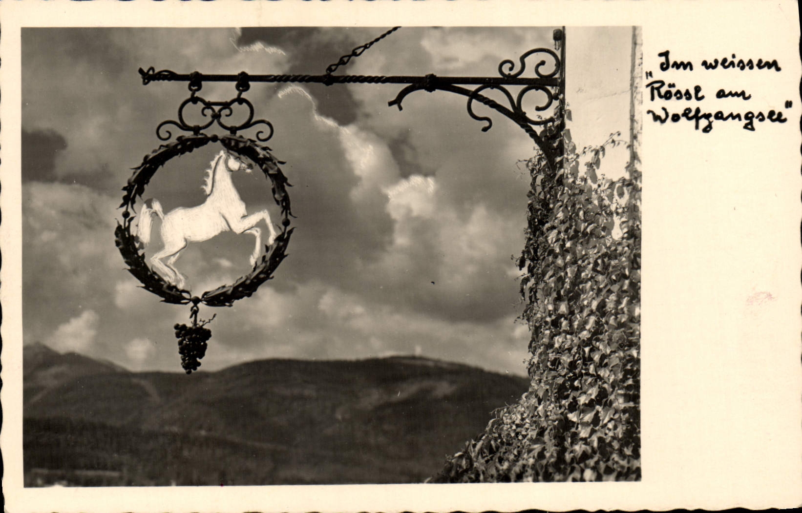 CPA Saint Woligang am Wolfgangsee Cheval Blanc 