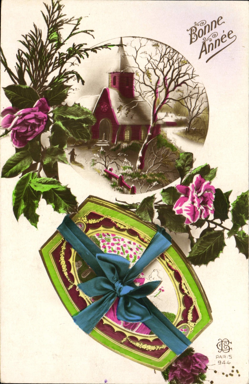 CPA Fantaisie Bonne annee