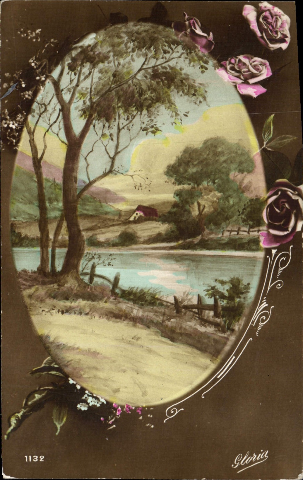 CPA Fantaisie Fleurs