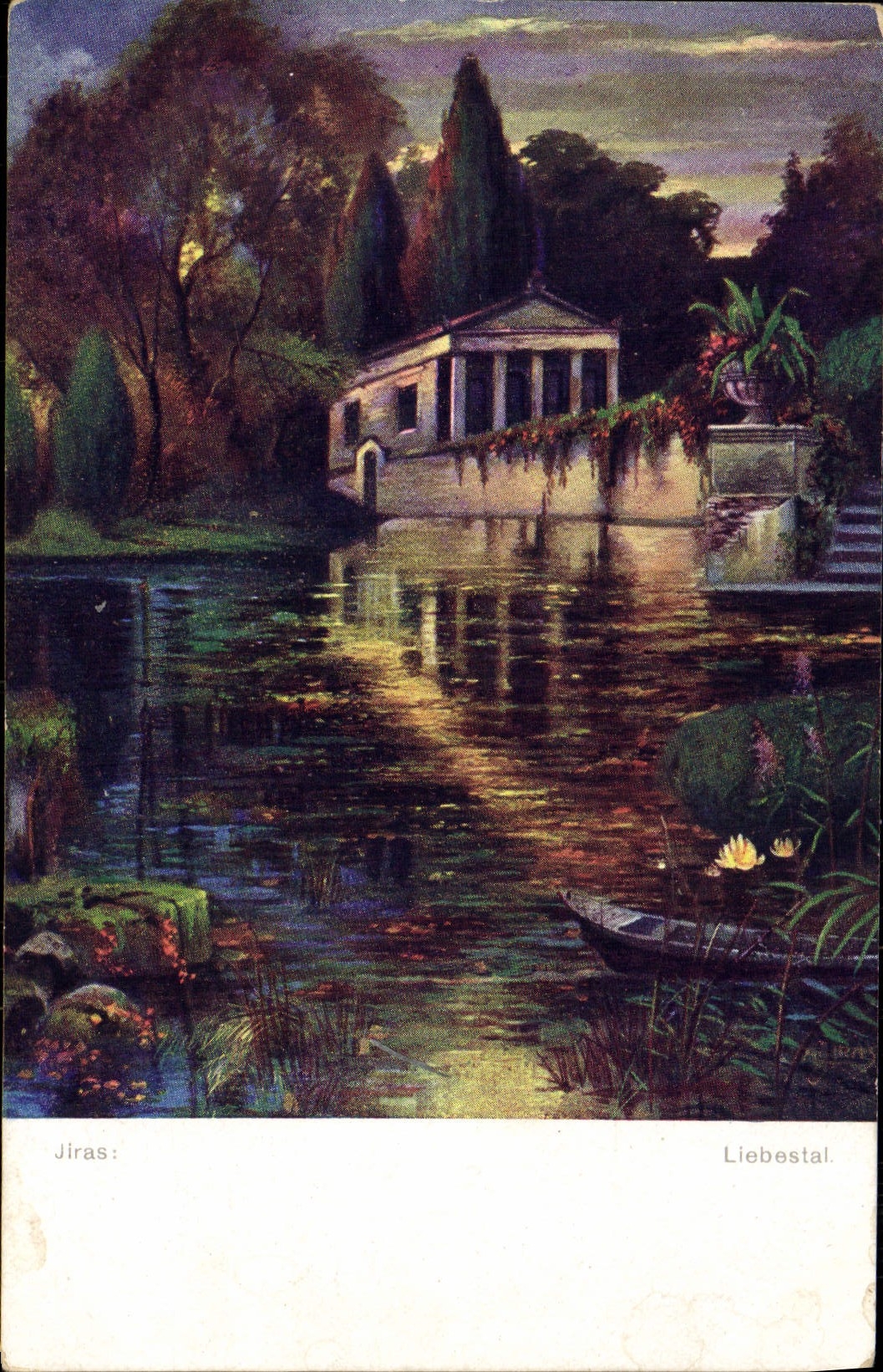 VINTAGE POSTCARD Fantasy Jiras Liebestal