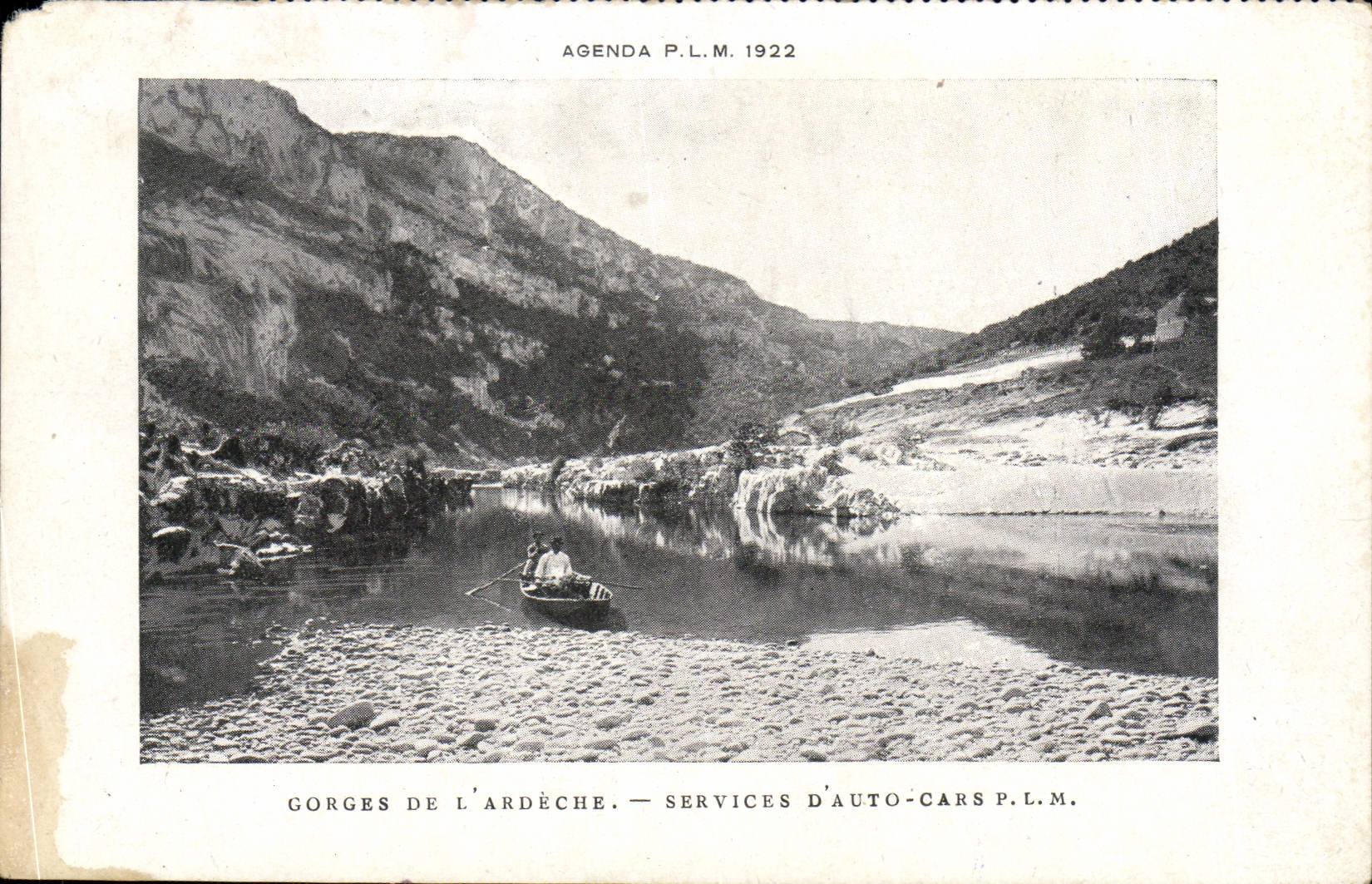 VINTAGE POSTCARD Gorges of Ardeche