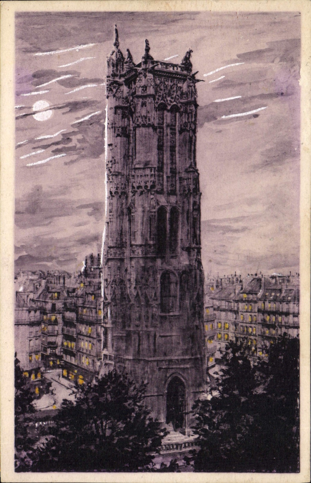 CPA Paris Tour Saint Jacques