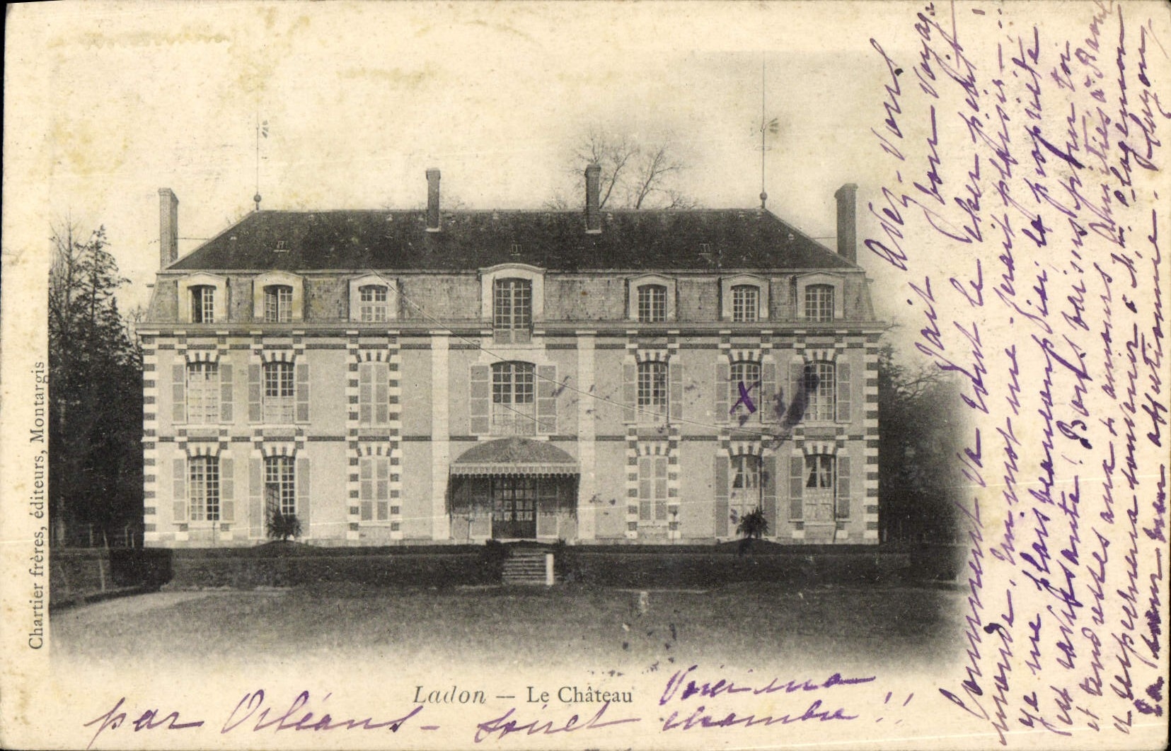 VINTAGE POSTCARD Ladon the Castle