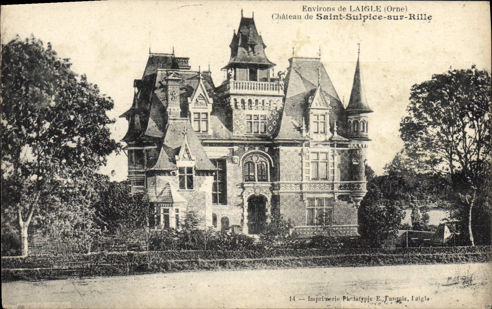 CPA Environs De Laigle Chateau De Saint Sulpice Sur Rille