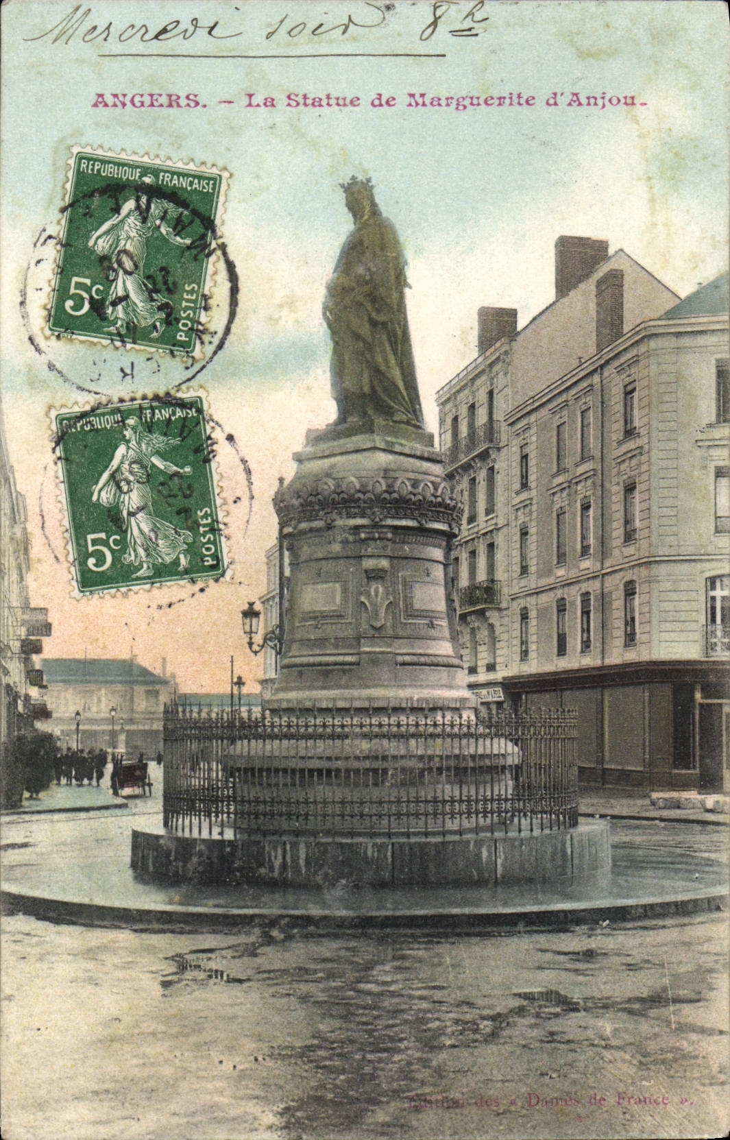 CPA Angers La Statue De Marguerite D'Anjou