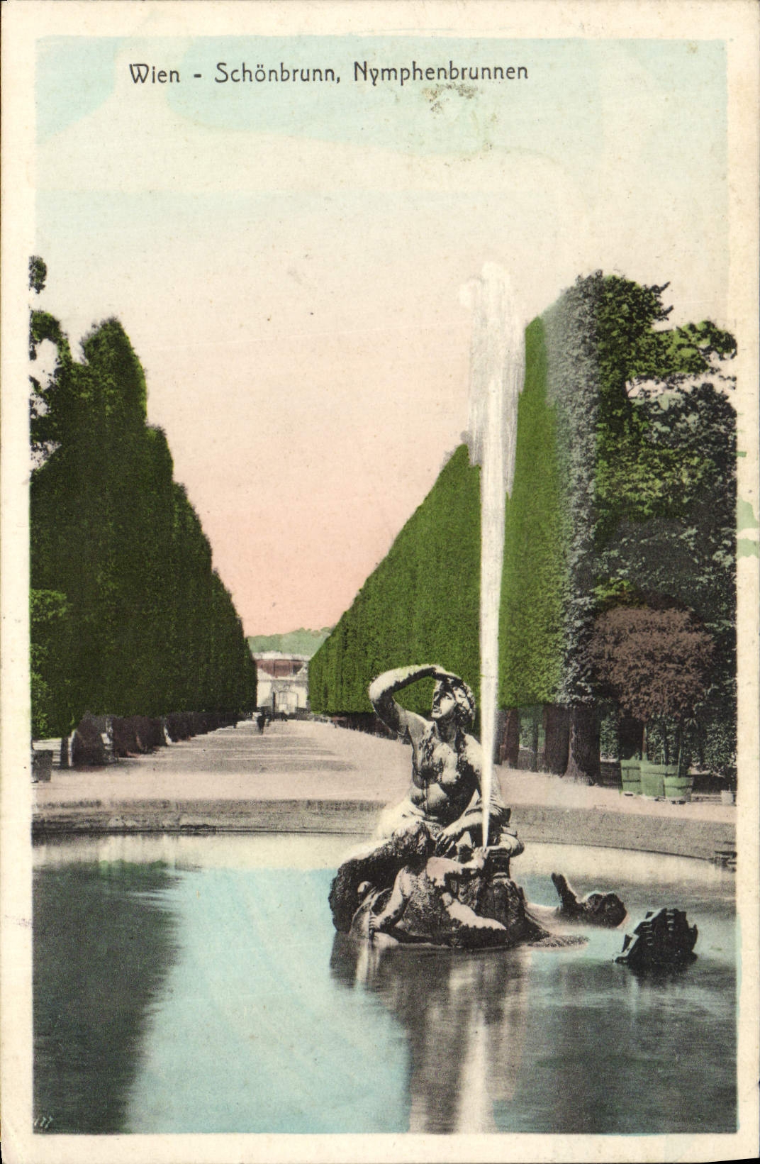 CPA Wien Schonbrunn Nymphenbrunnen