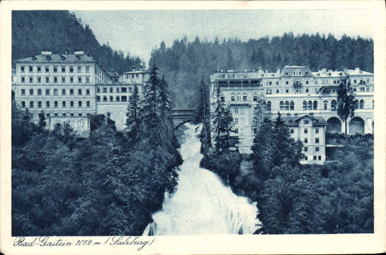 VINTAGE POSTCARD Bad Gastein Salaburg