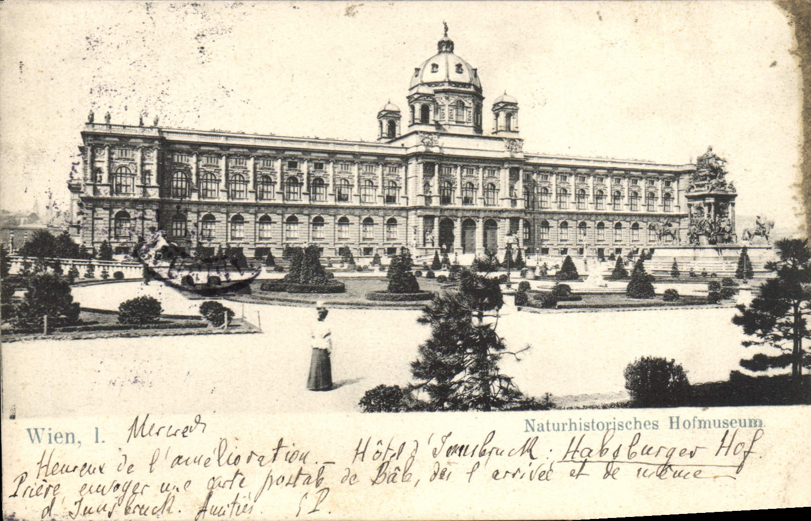 CPA Wien Naturhistorisches Hofmuseum