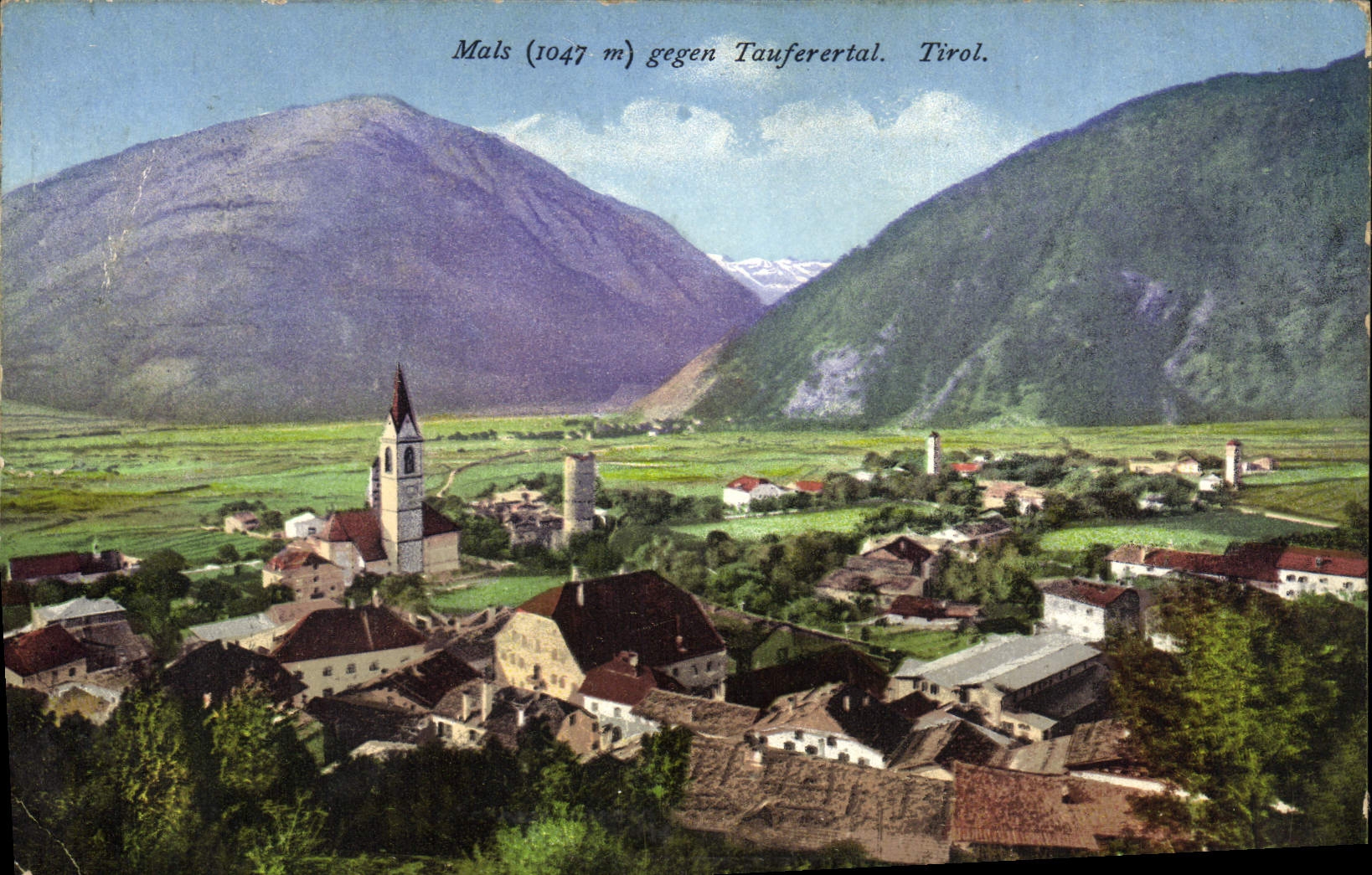 CPA Mals Gegen Tauferertal Tirol