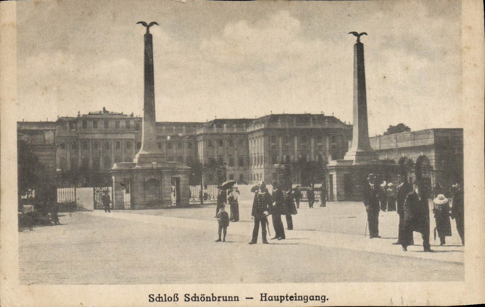 CPA Schloss Schonbrunn Haupteingang