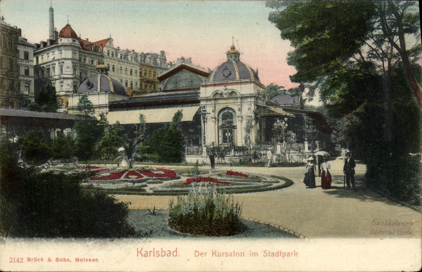 CPA Karisbad Der Kursalon Im Stadtpark
