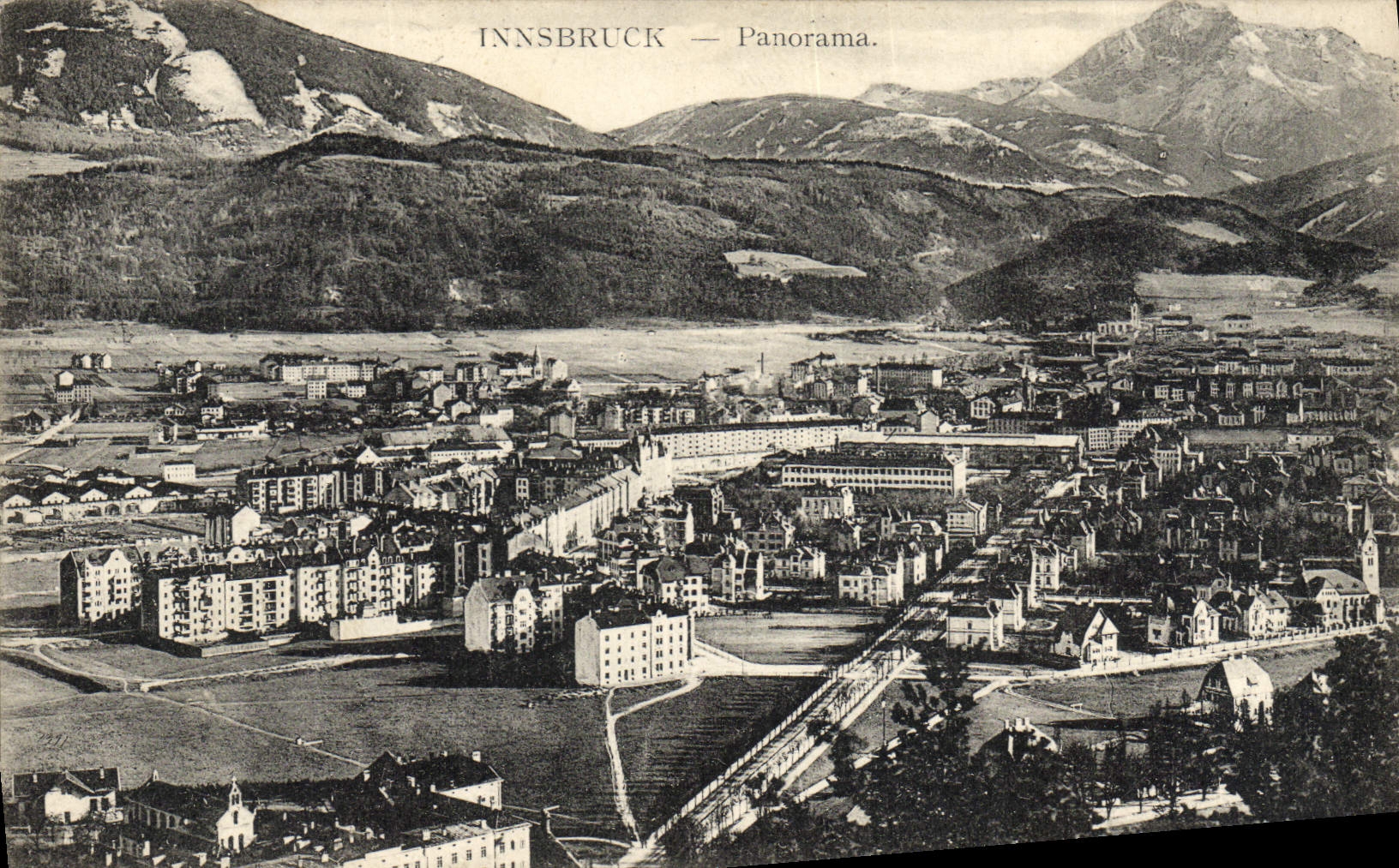 CPA Innsbruck Panorama