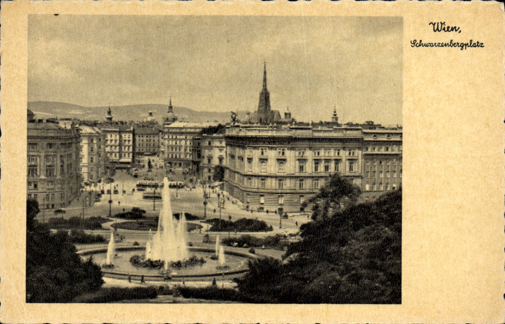 CPA Wien Schwarzenbergplatz