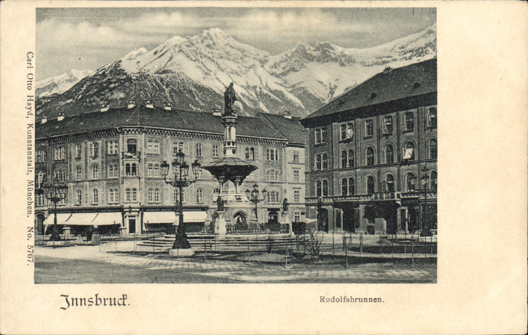 CPA Innsbruck Rudolfsbrunnen
