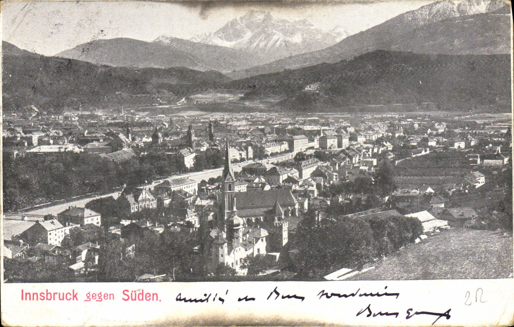 CPA Innsbruck Gegen Suden