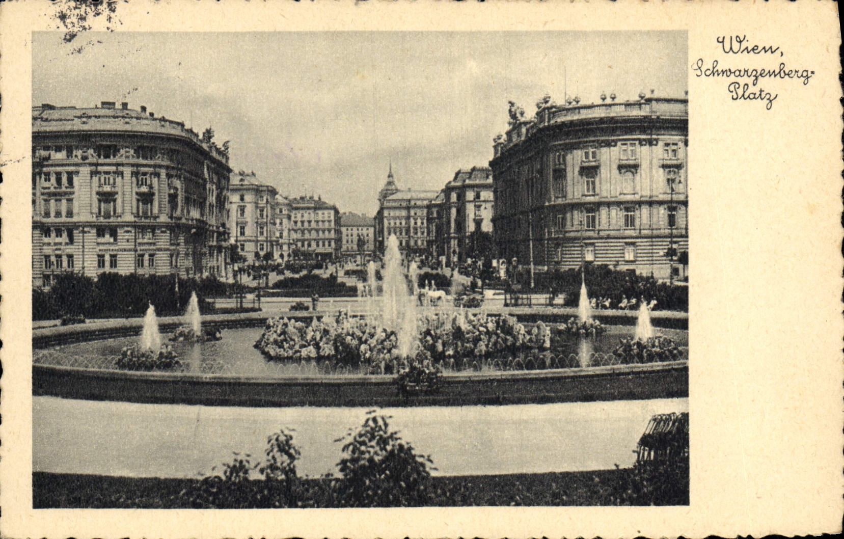 CPA Schwarzenberg Platz Wien