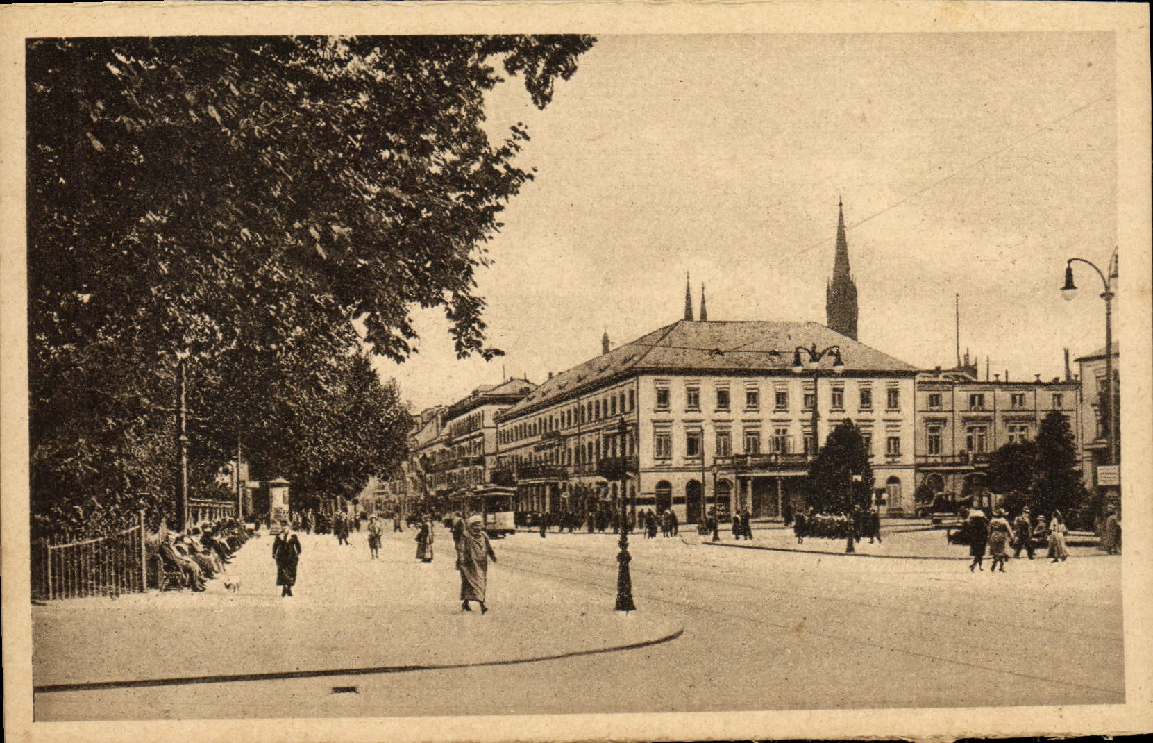 CPA Wiesbaden Wilhelmstrabe 