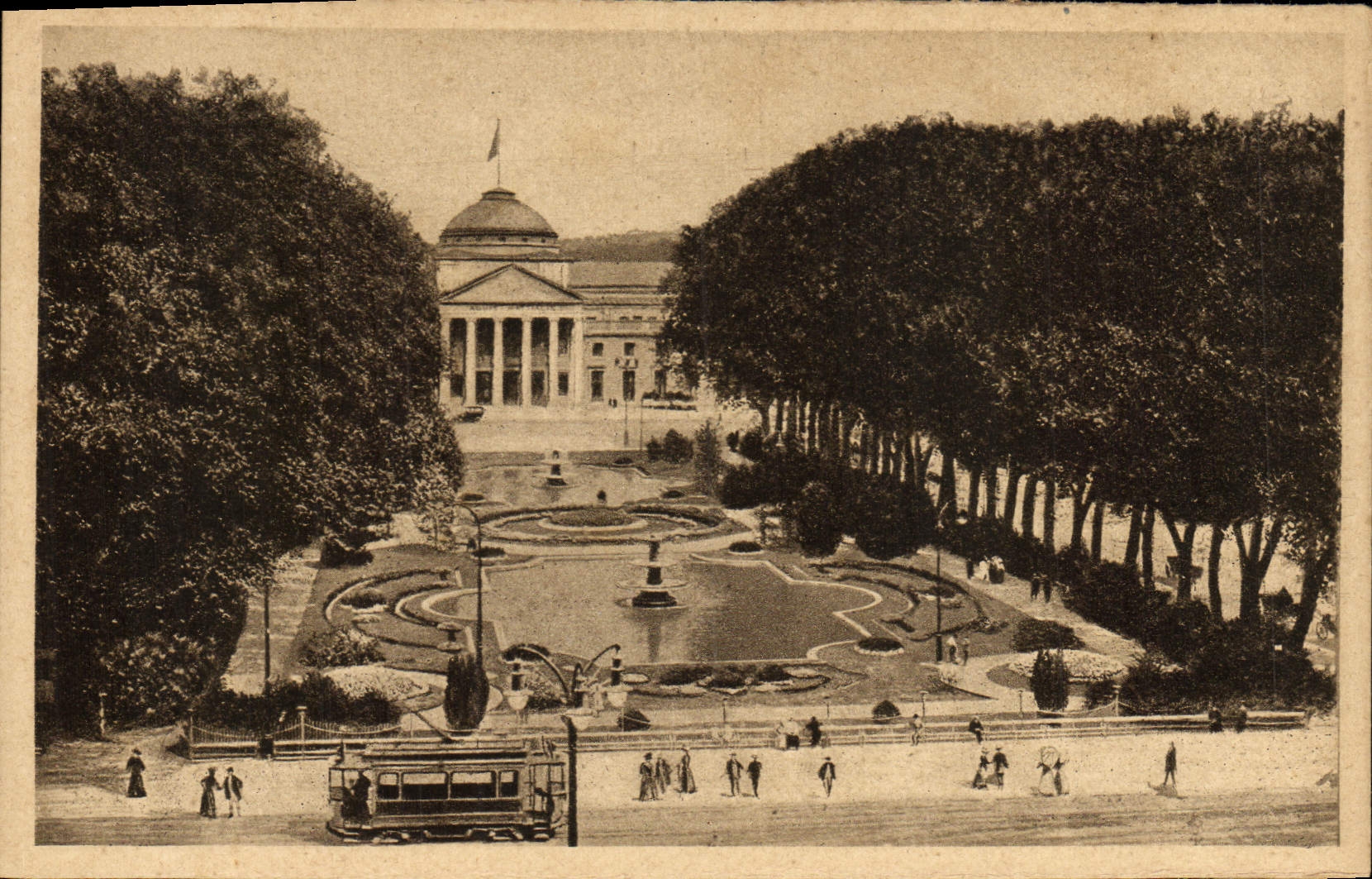 CPA Wiesbaden Kurhaus Cure Salle