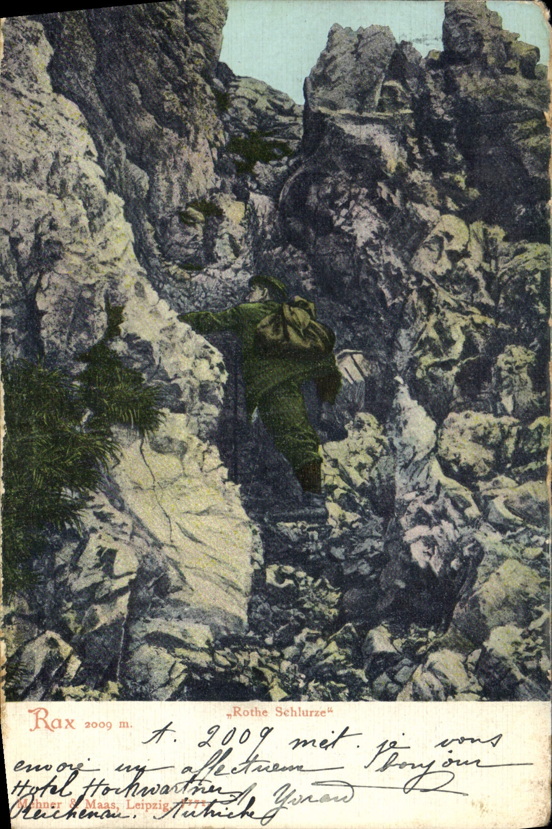 VINTAGE POSTCARD Rax Rothe Schlurze