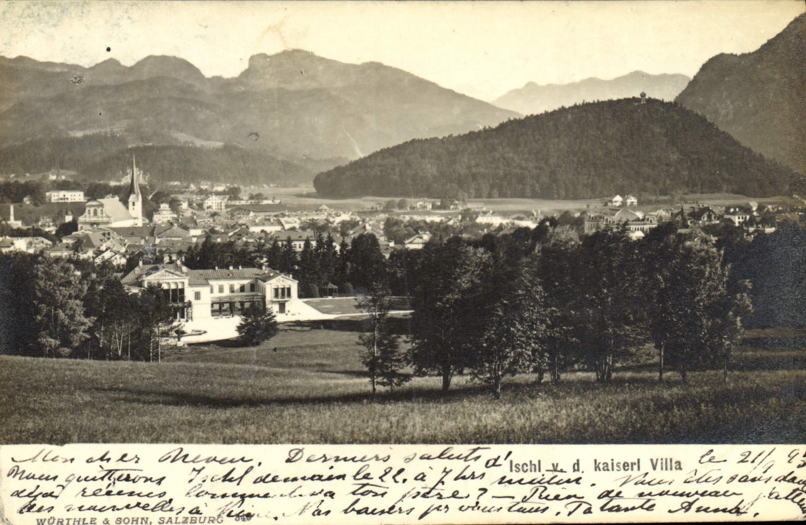 CPA Ischl Kaiserl Villa