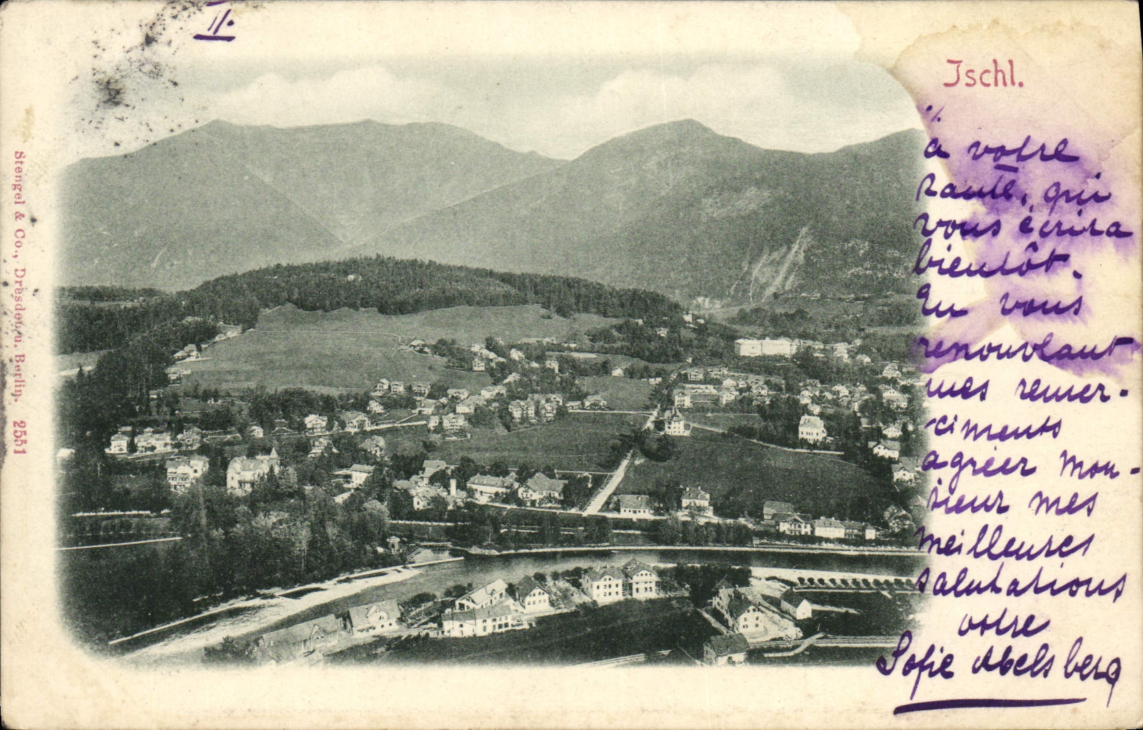 VINTAGE POSTCARD Ischl