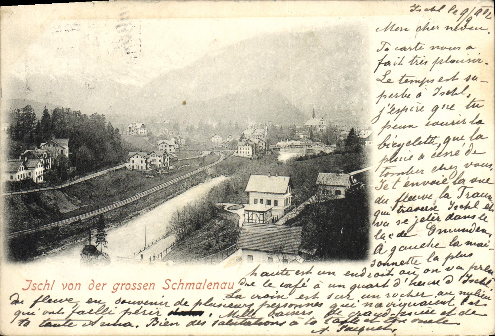 CPA Ischl Von Der Grossen Schmalenau