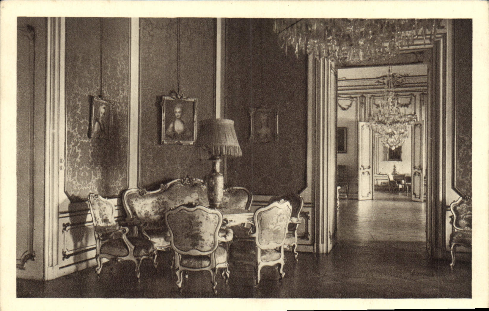 CPA Wien Schonbrunn Schloss Empfangssalon der Kaiserin Elisabeth