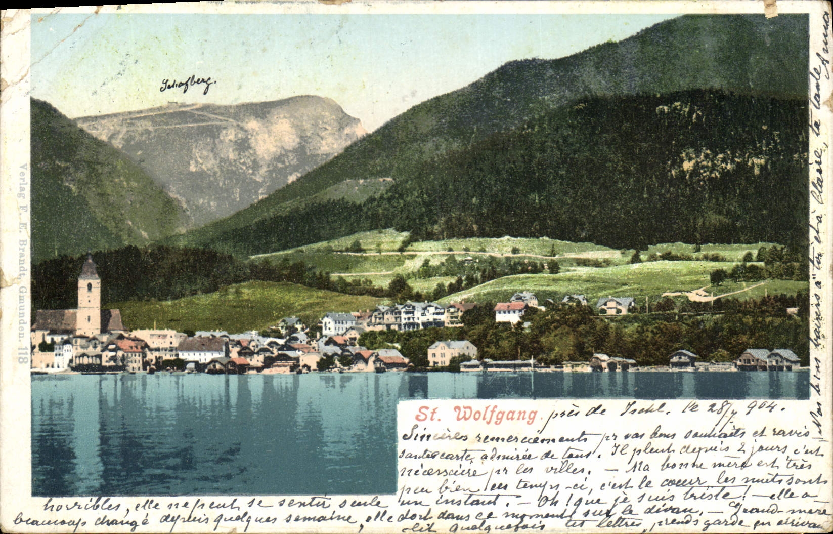 VINTAGE POSTCARD St Wolfgang