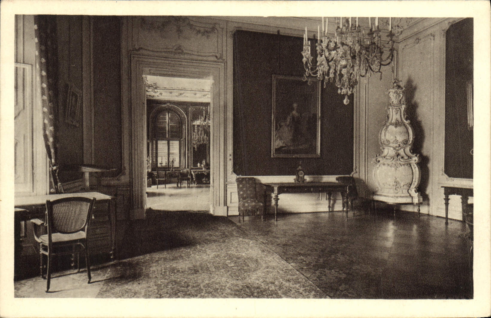 CPA Wien Schonbrunn Schloss Schreib und Arbeitszimmer des Kaisers Franz Josef I