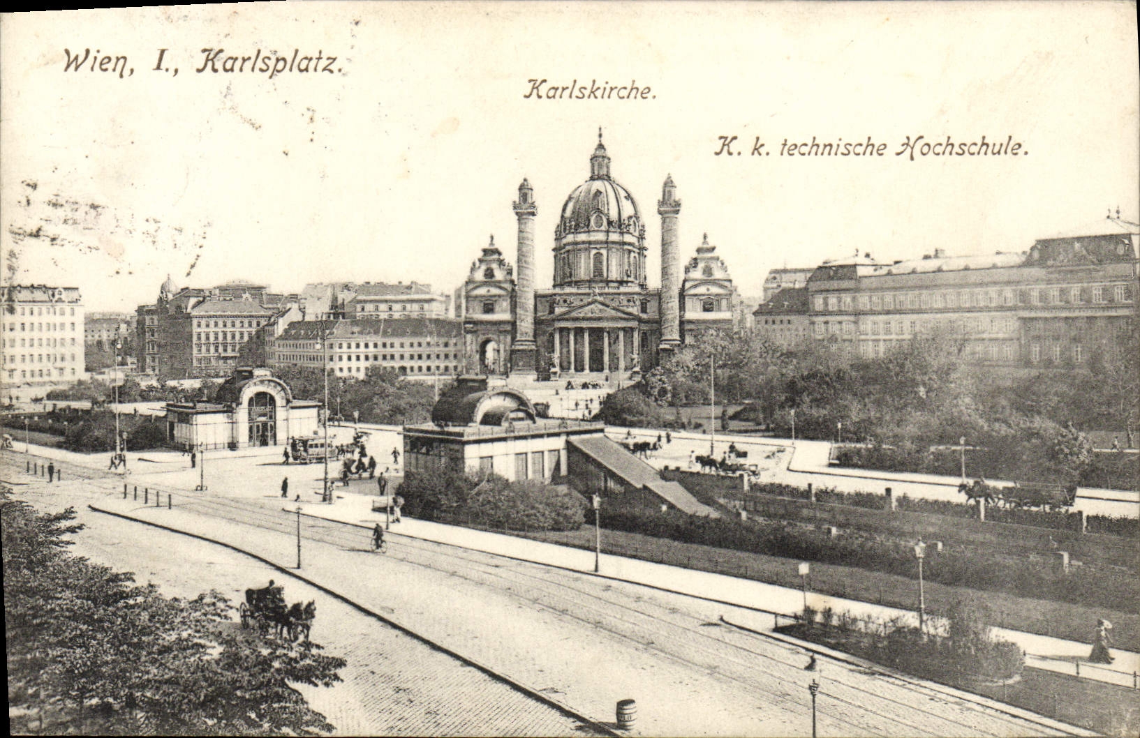 CPA Wien Karlsplatz Karlskirche