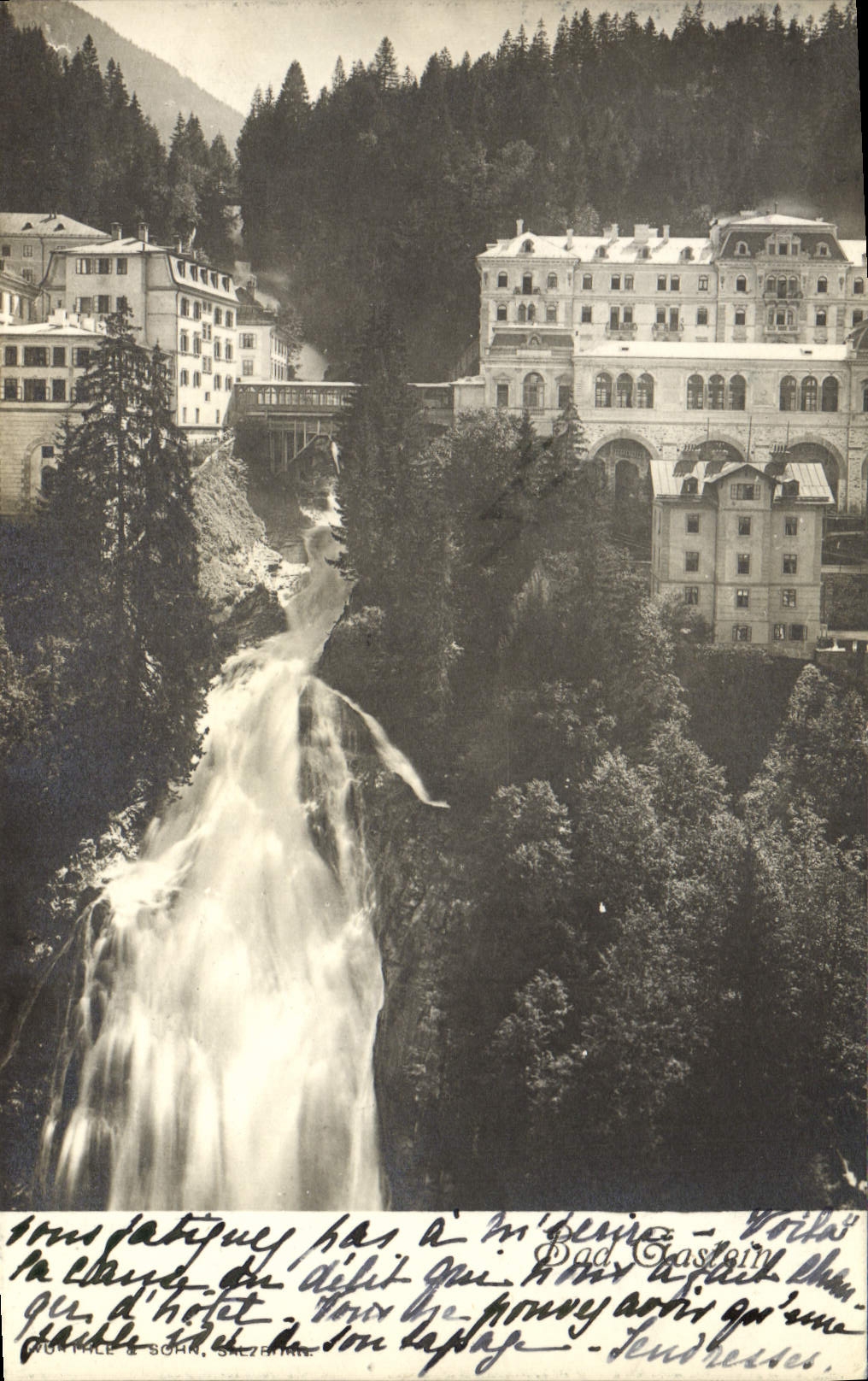 VINTAGE POSTCARD Bad Gasein