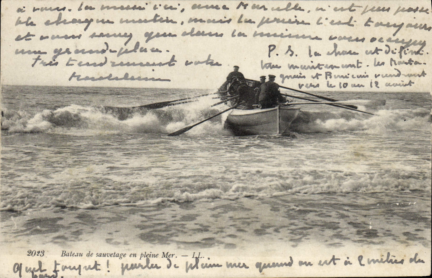 CPA Bateau De Sauvetage En Pleine Mer