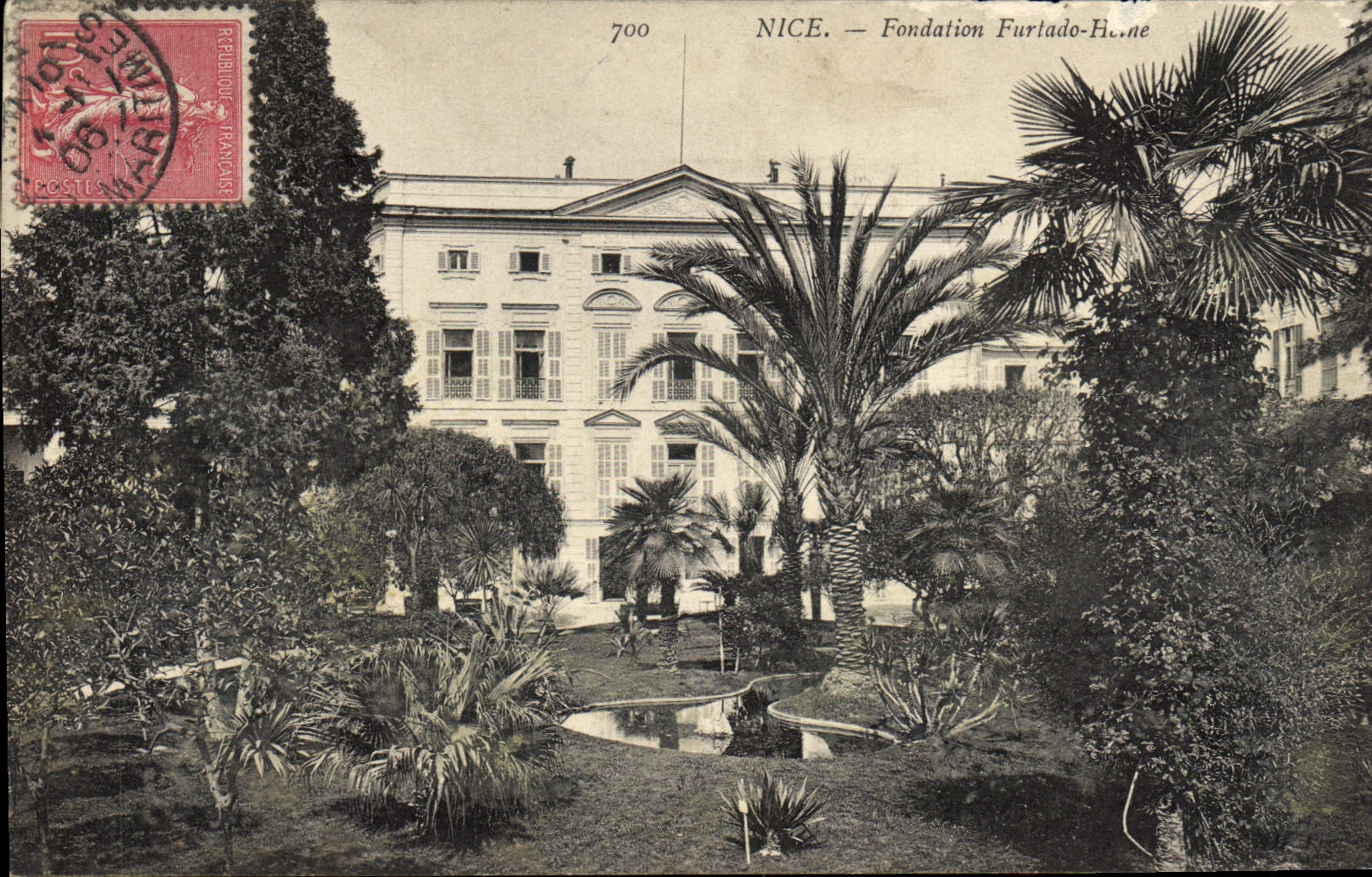 Fundación de Furtado de la POSTAL de la VENDIMIA Niza