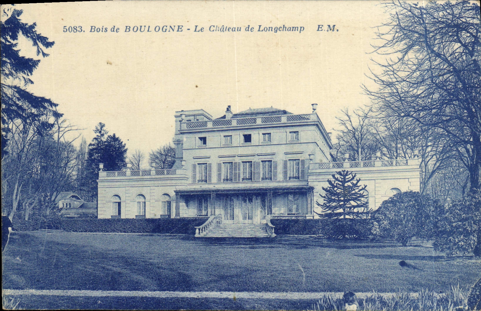 CPA Bois Boulogne Le Chateau De Longchamp