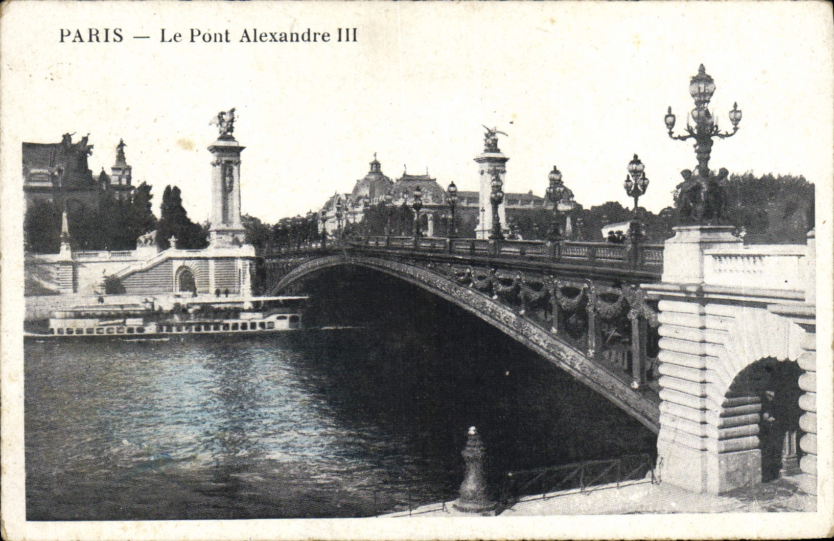 CPA Paris Le Pont Alexandre III
