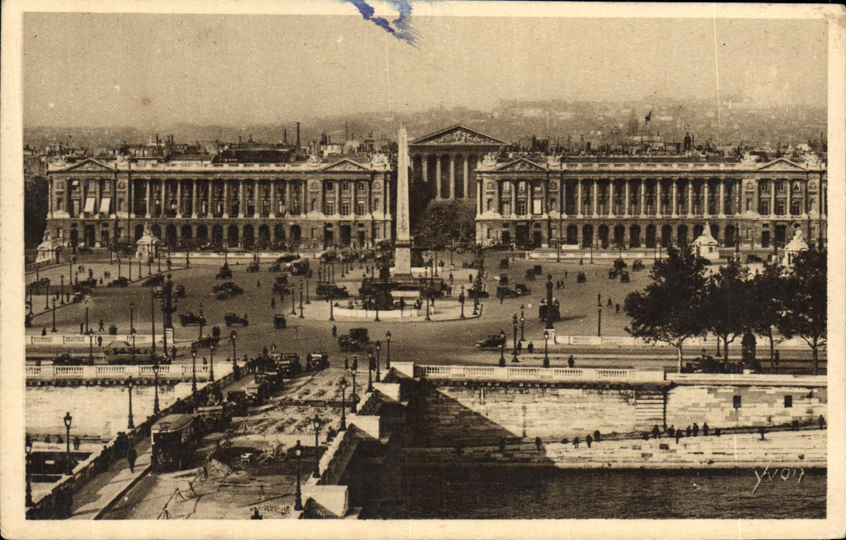 CPA Paris Vue Generale De La Place De La Concorde