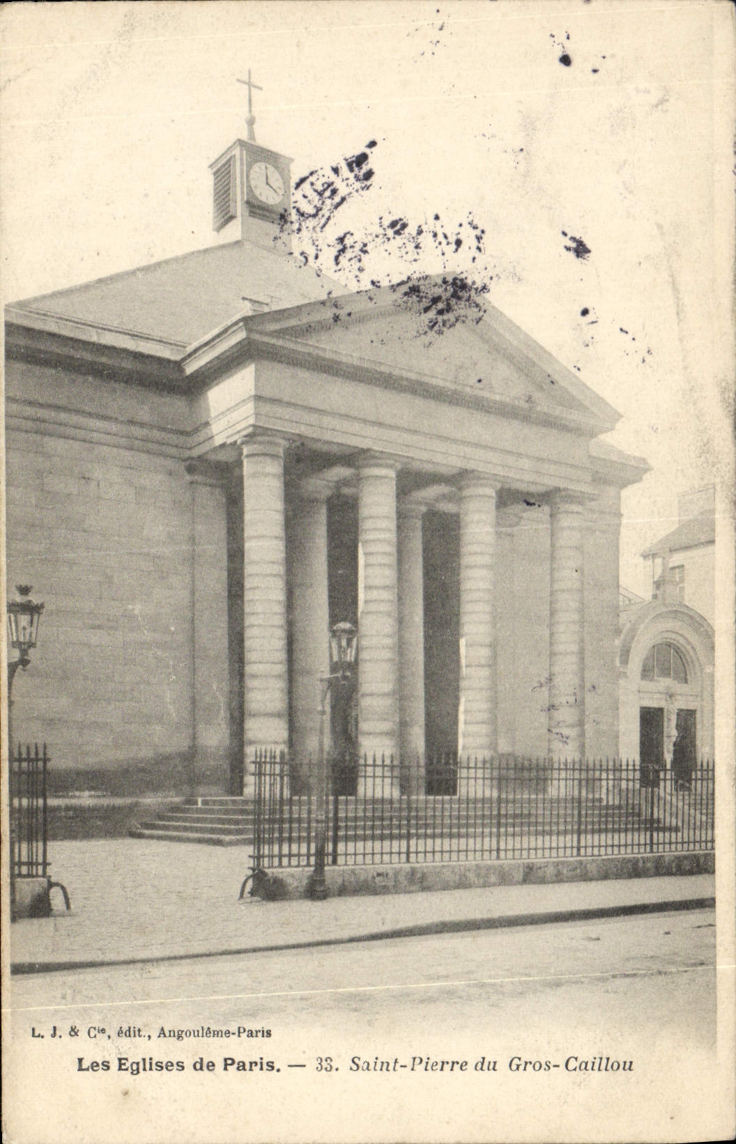 CPA Les Eglises De Paris Saint Pierre de Gros Caillou 