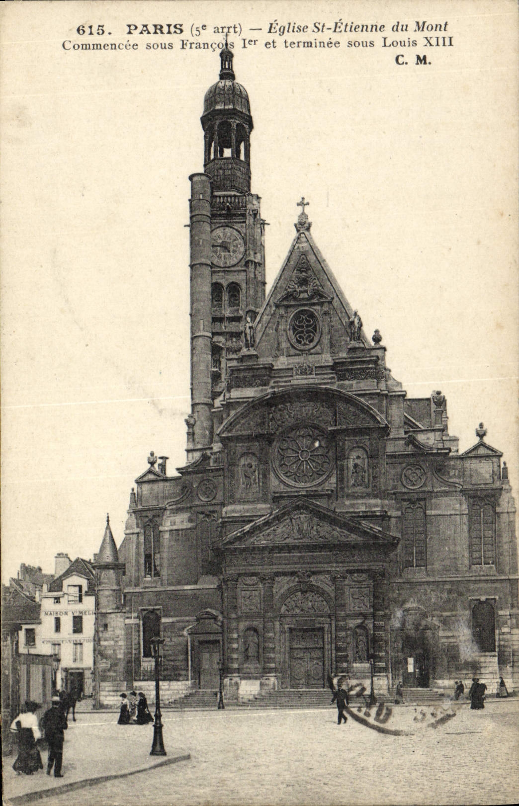 CPA Paris Eglise St Etienne Du Mont