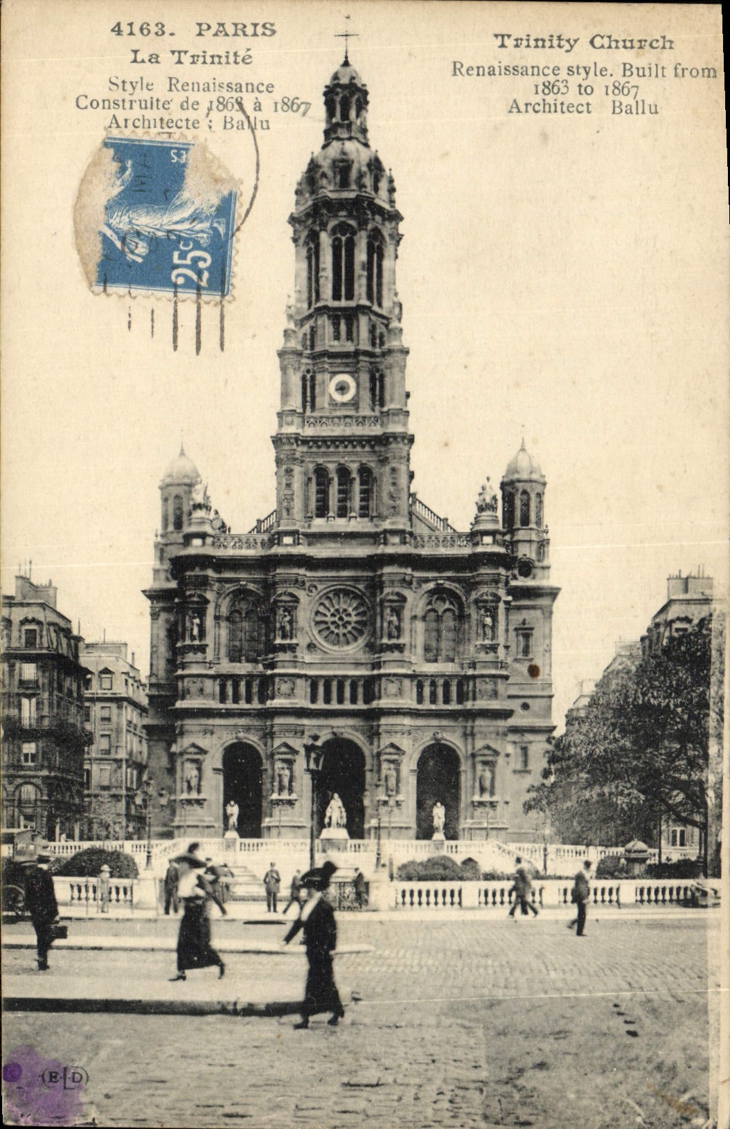 CPA Paris La Trinite 
