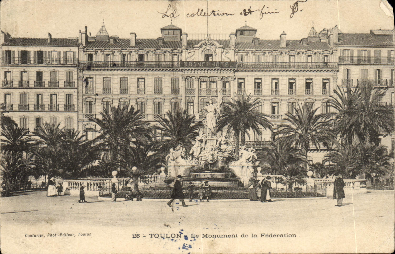 CPA Toulon Le Monument De La Federation