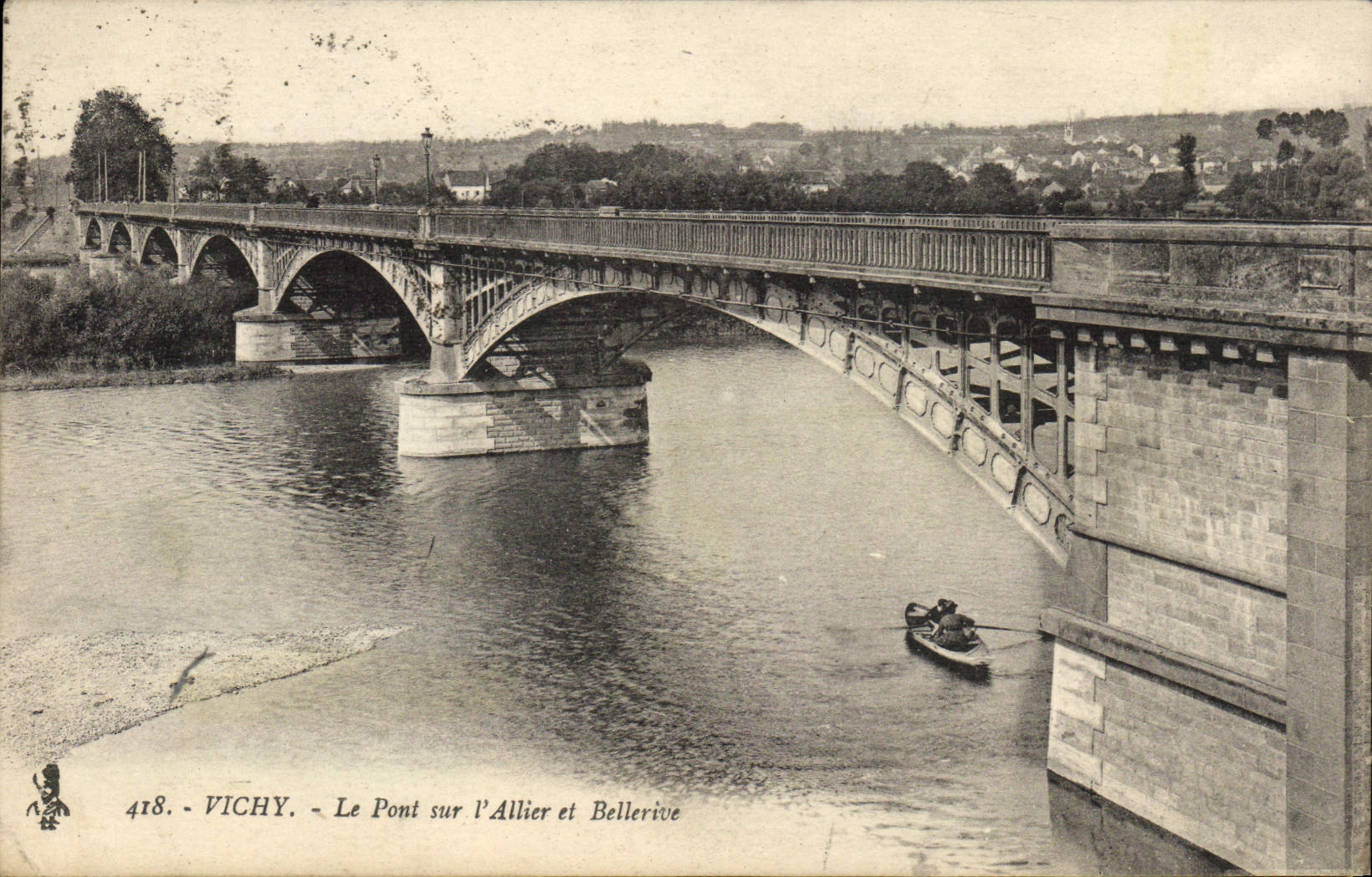 CPA Vichy Le Pont sur l'Allier et Bellerive