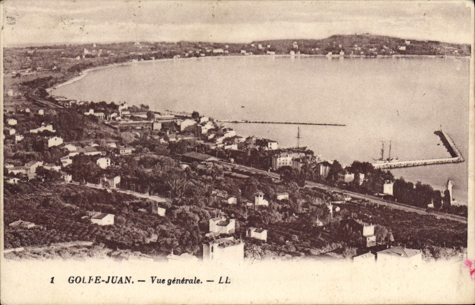 CPA Golfe Juan Vue Generale