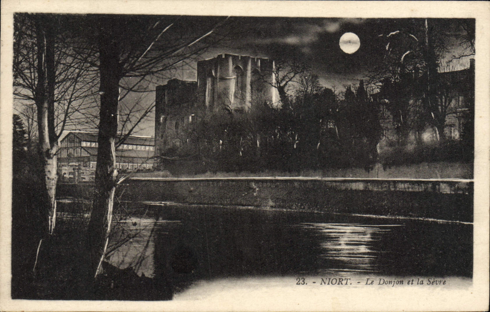 VINTAGE POSTCARD Niort the Keep and Separates it