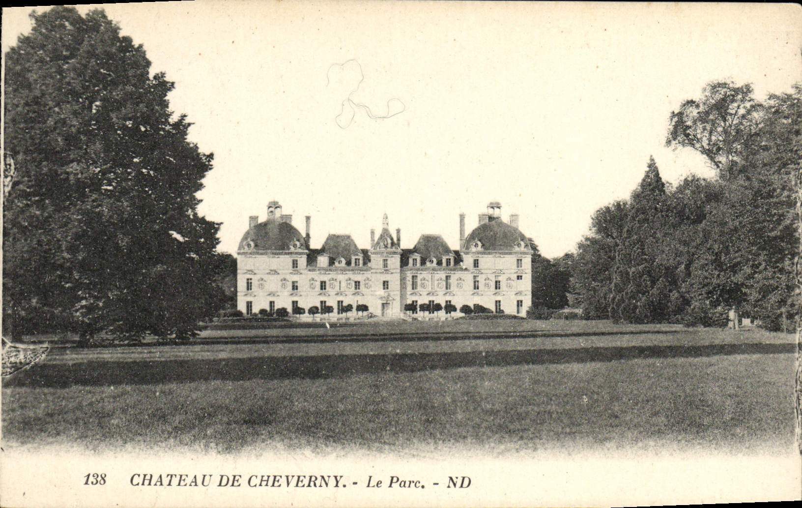 CPA Chateau De Cheverny Le Parc