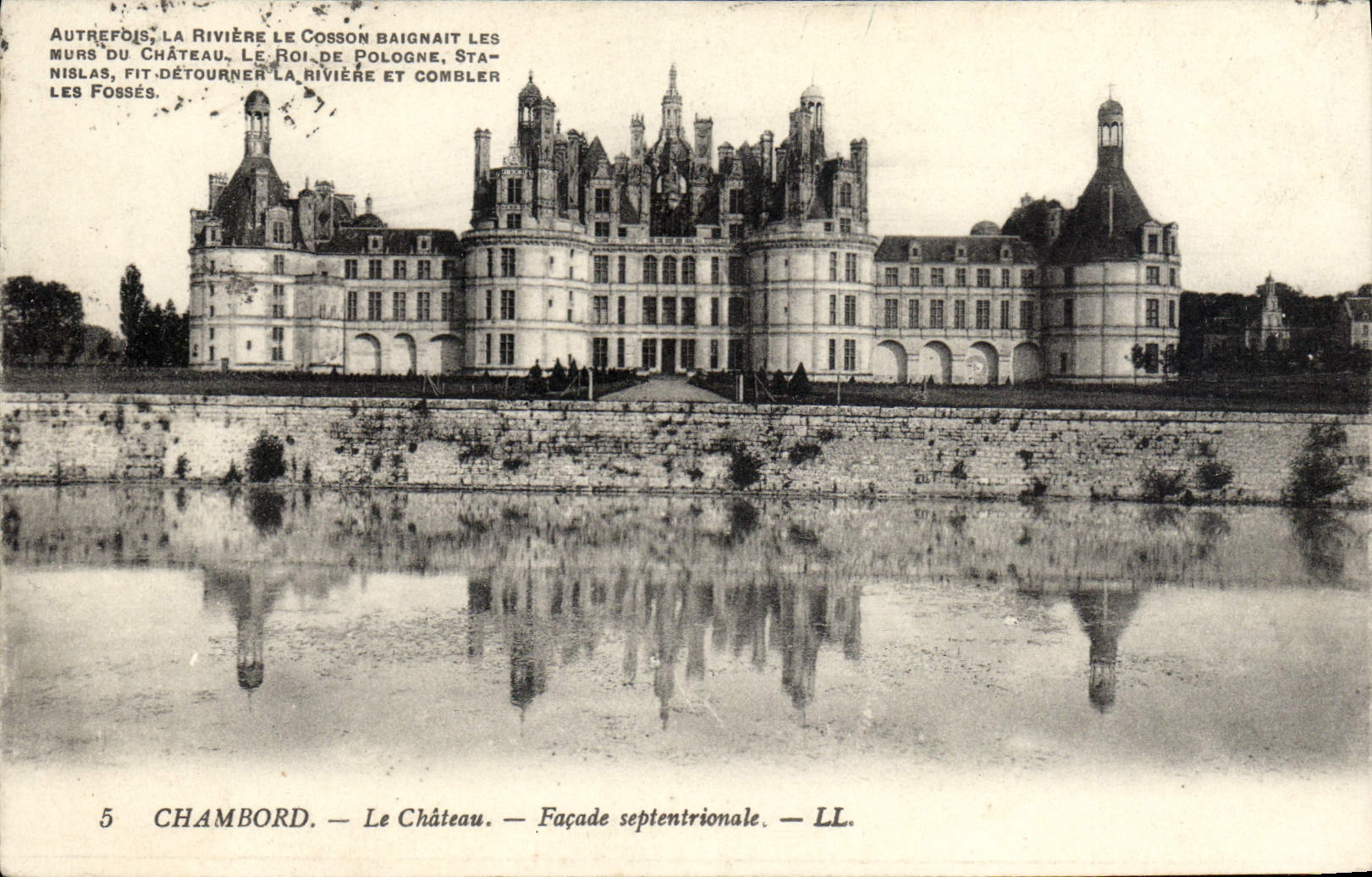 CPA Chambord Le Chateau Facade septentrionale